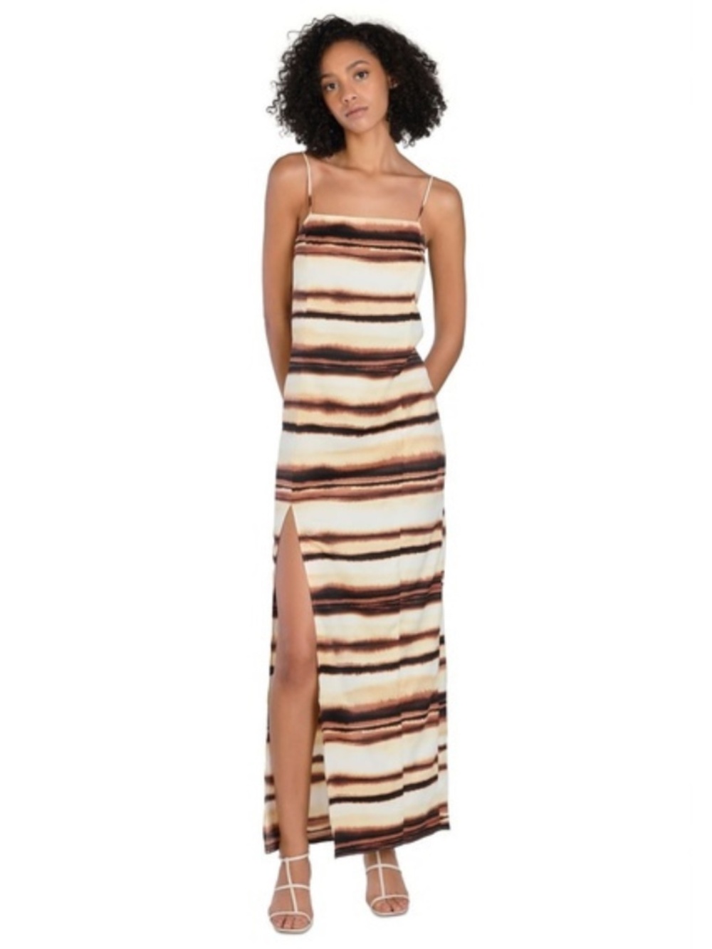 (20) Bar III Nicole Williams English Printed Apron Dress Medium